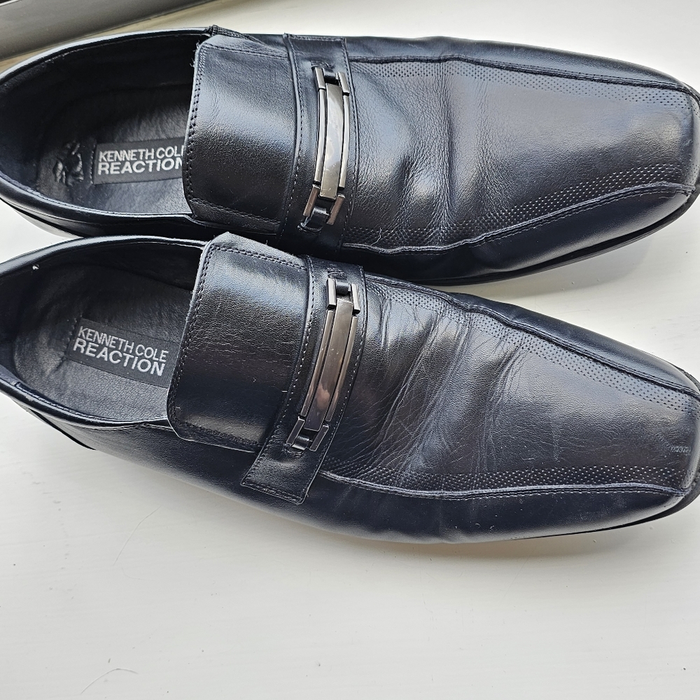 Kenneth Cole Reaction men's leather loafer 9M